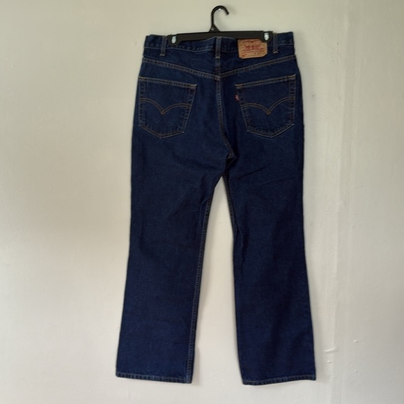 Vintage Levi's 517 Men's Dark Blue Straight Jeans 36x30 - Picture 3 of 8